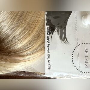 BELLAMI #613 Light Blonde Wrap Ponytail Extension